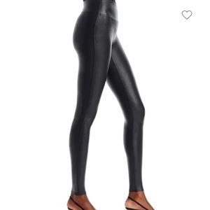 SPANX faux leather legging in black